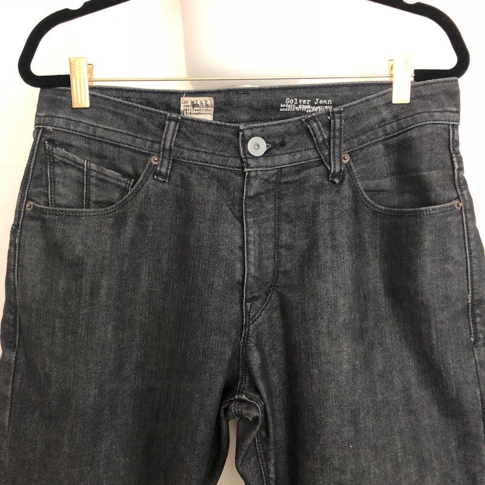 Volcom Solver Jean, dark gray, 33x32